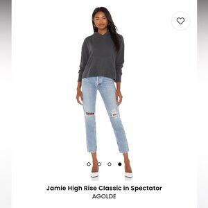 Agolde- JAMIE HIGH RISE CLASSIC IN SPECTATOR size 25